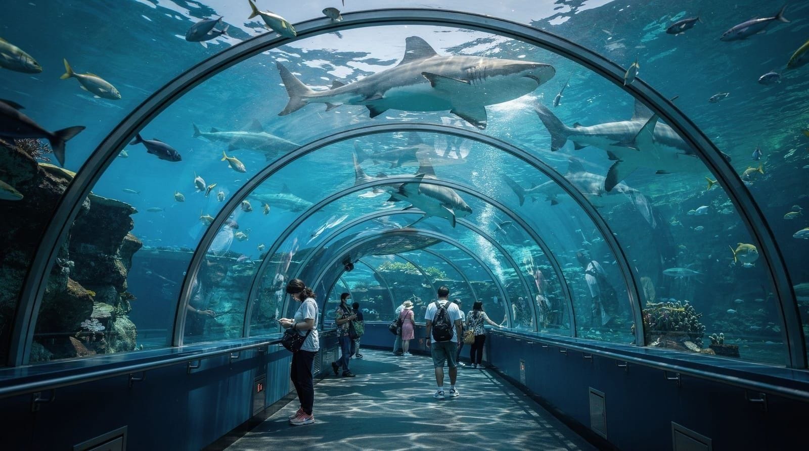 Ripley's Aquarium of Canada guide — Ripley's Aquarium of Canada exhibit-by-exhibit — tunnel timing, ticket tiers, th