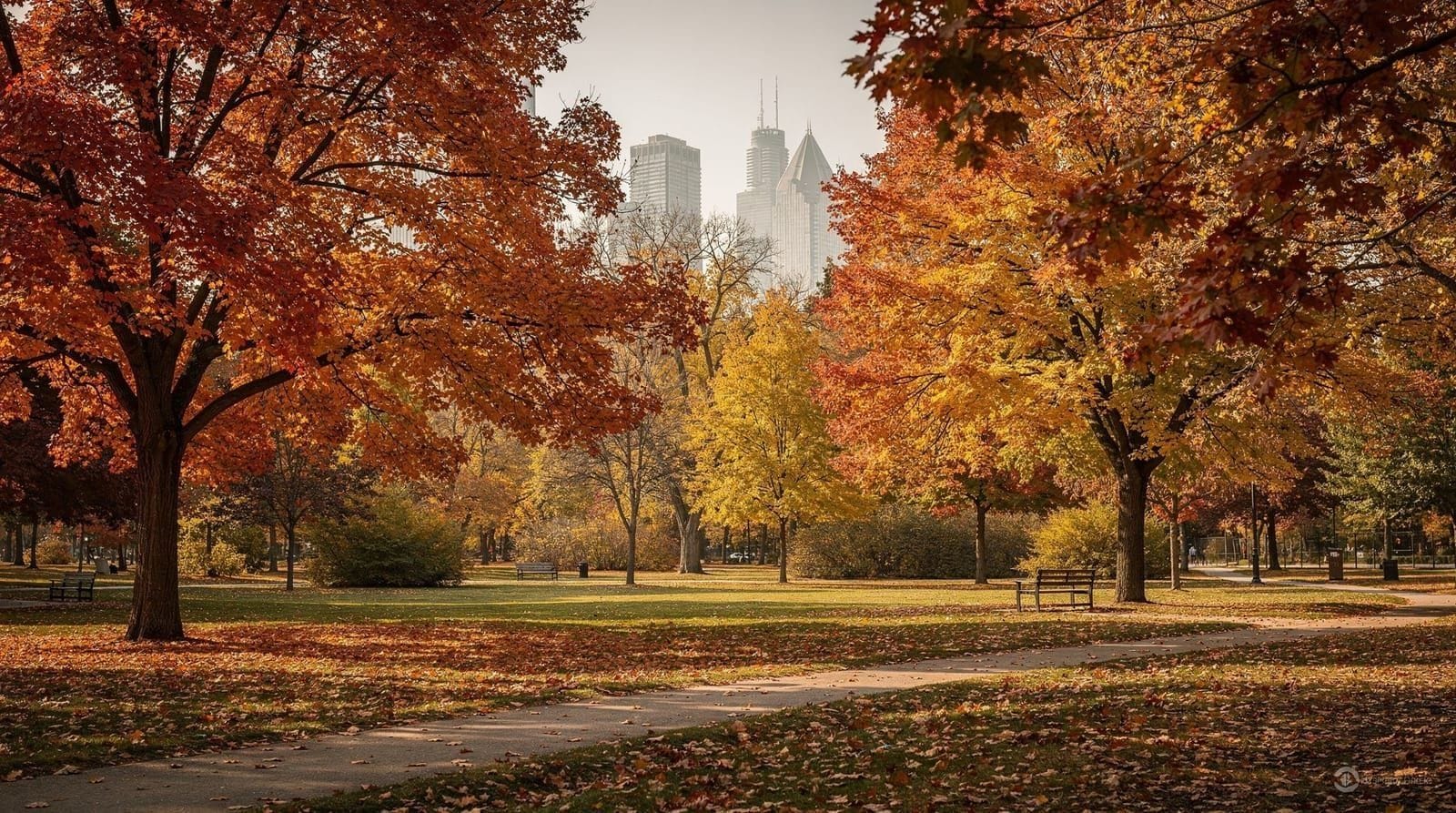 Seasonal — Fall foliage, winter skating, spring blossoms and Toronto through every season
